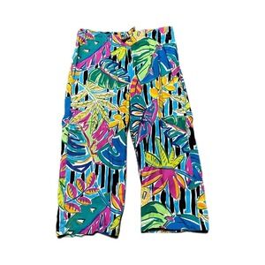 Vintage Jams Pants‎ Youth L Original Surf Line Floral Print Hawaiian 80s Cotton